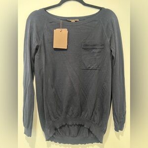 Louis Vuitton Dark Blue Long Sleeve Top